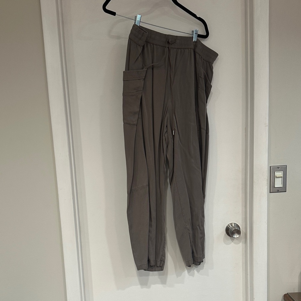 Calia womens twill wide leg pant XL